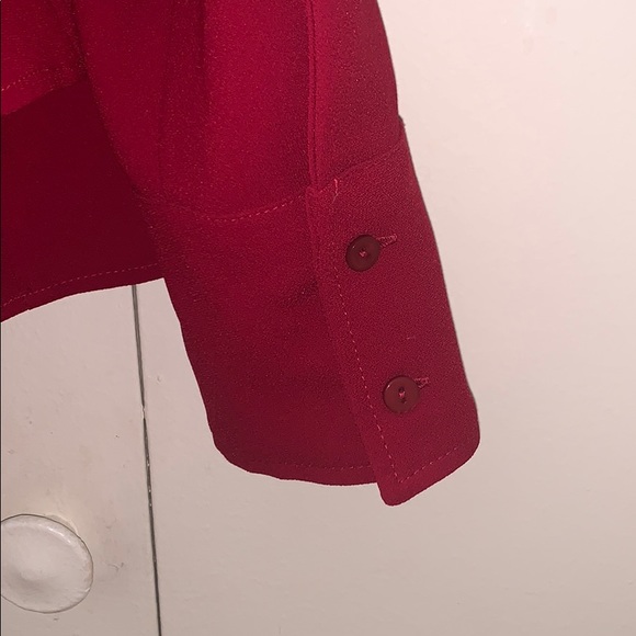 Red Peplum shirt - Picture 4 of 4